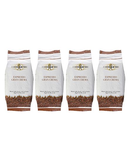 Miscela D'Oro Gran Crema Espresso Beans, 4/2.2 Lb Bags