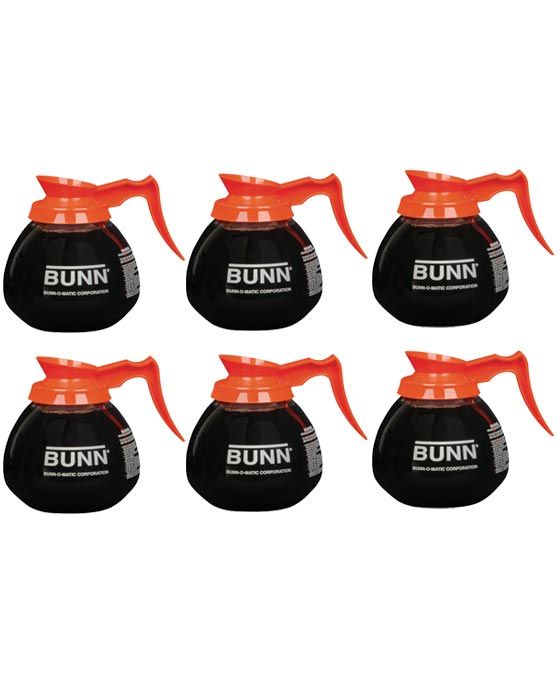 BUNN® BUNN 42401.0106 : Coffee Decanter Decaf Case Of 6 Glass