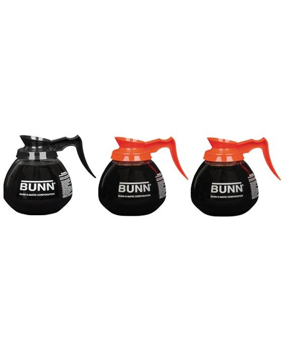 BUNN® BUNN 64 Oz Glass Decanter (3pk) 1 Regular 2 Decaf