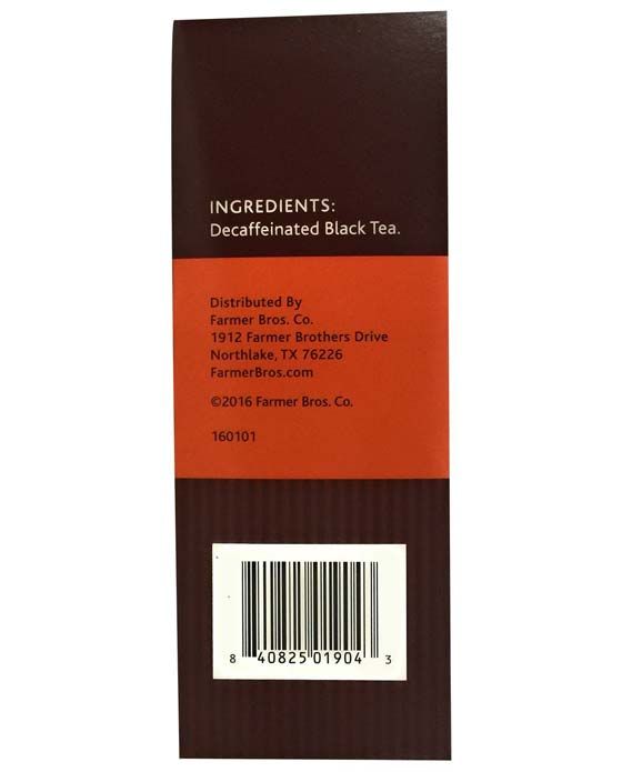 Farmer Brothers Black Tea (Decaf) - 100 Bags