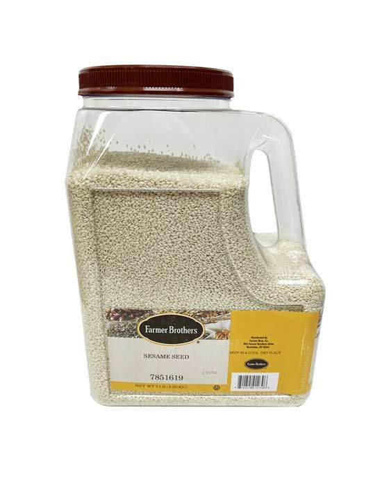 Farmer Brothers Sesame Seed, 5 Lb Bottle