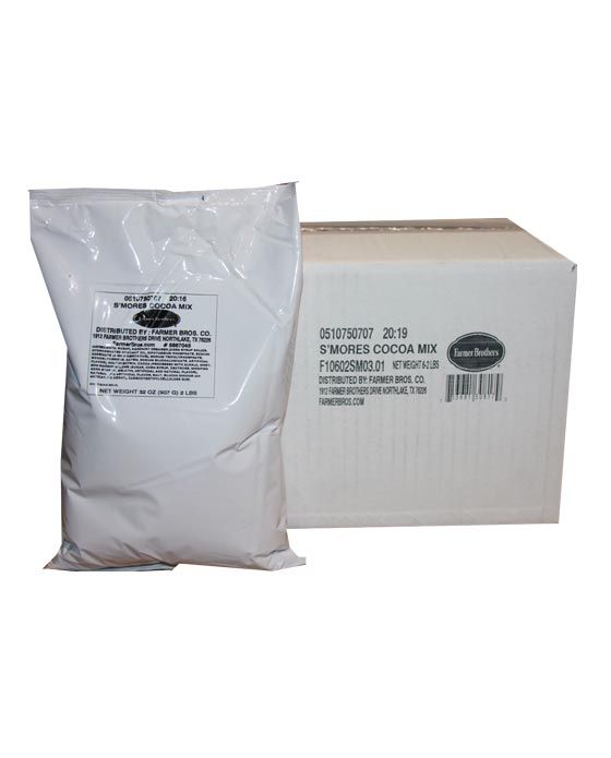 Farmer Brothers Smores Cocoa Mix, 6 Bags (2 Lbs Ea.)