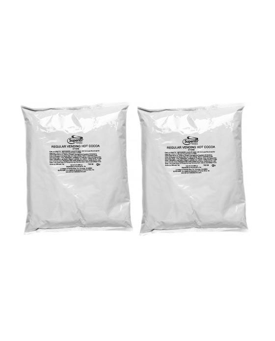 Superior Regular Vending Hot Cocoa, 2 Bags (2 Lbs Ea.)