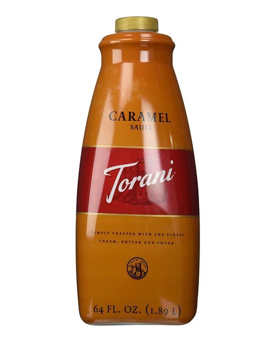 Torani Caramel Sauce, 1 Bottle/64 Oz Free Pump Included