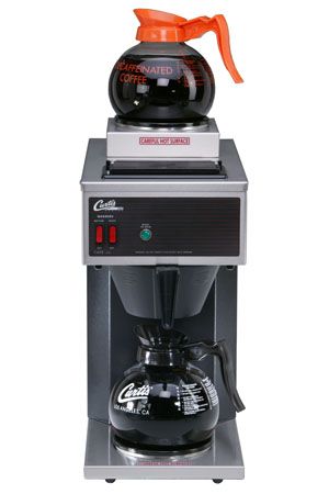 Curtis Pourover Decanter Brewer, 1 Lower, 1 Upper Warmer