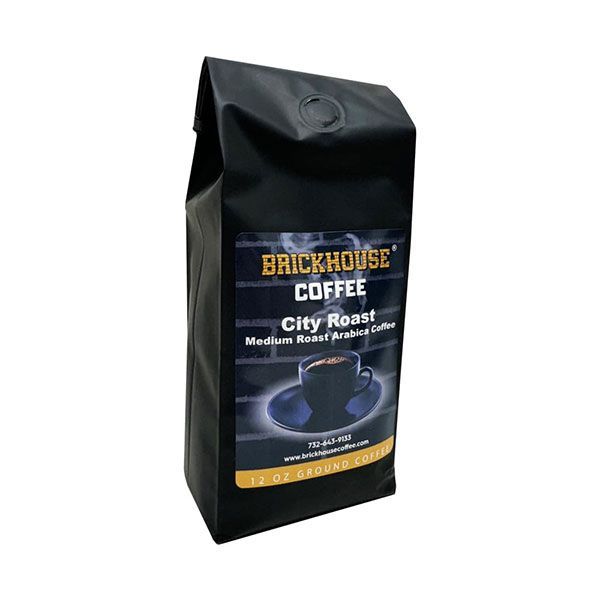 Brickhouse City Roast Ground Coffee, 2 X 12oz Bags – Medium Roast, Full Flavor