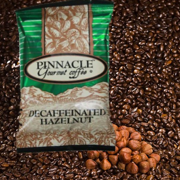 Pinnacle Hazelnut Decaf Ground Coffee (24-2.25 Oz Bags)