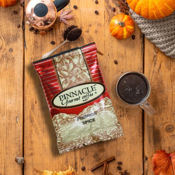 Pinnacle Pumpkin Spice Ground Coffee (24-2.25 Oz Bags)