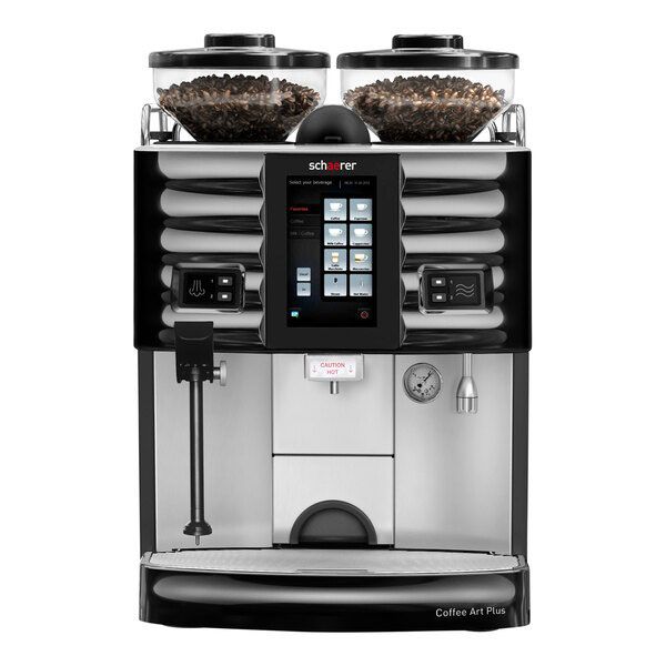 Schaerer Coffee Art Plus Touchscreen Super Automatic Espresso Machine With 2 Hoppers - 208V