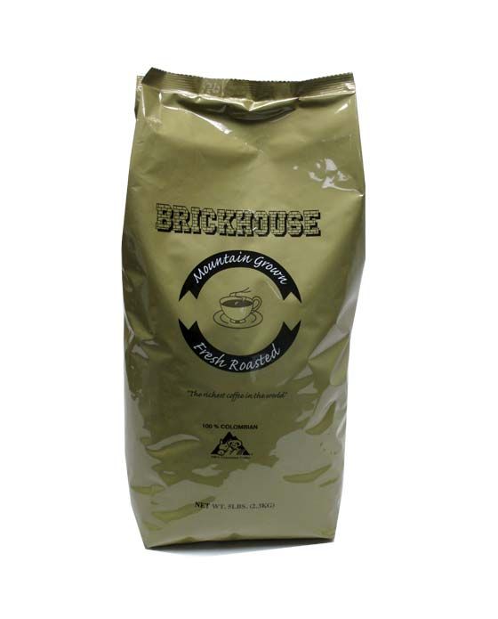  Brickhouse 100% Colombian Bean, 6/5 Lb Bags