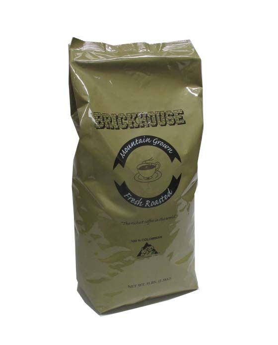  Brickhouse 100% Colombian Bean, 6/5 Lb Bags