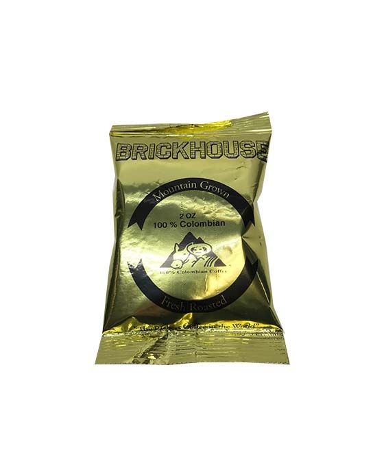  Brickhouse 100% Colombian Ground Coffee, 40/2 Oz Bags