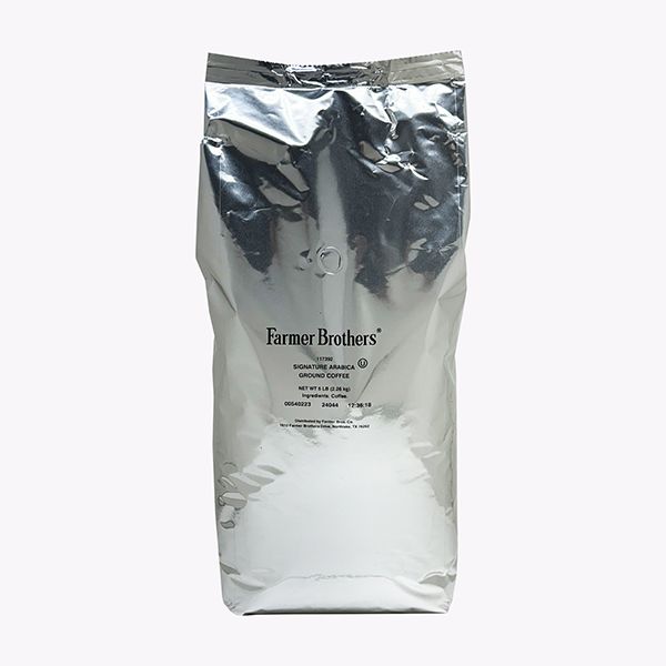  Farmer Brothers Signature Arabica (Replaces 1395) Ground Coffee, 5lb Bag