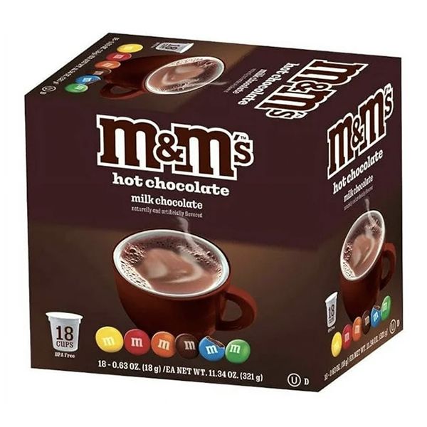  M&M's Milk Chocolate Hot Chocolate, 72 Single Serve Cups