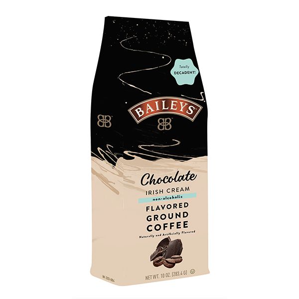 Baileys Bailey's Chocolate Irish Cream, Flavored Ground Coffee, 4 Bags, 10oz Each