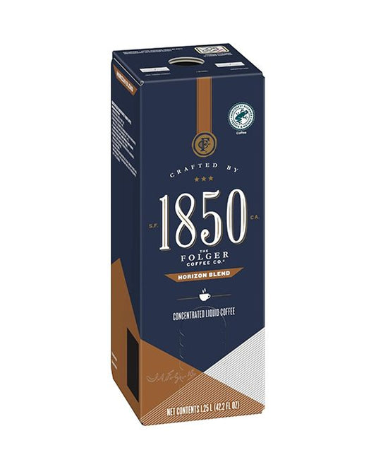  Folgers 1.25 Liter 1850 Horizon Blend (Replaces Dark Roast) (One Box)