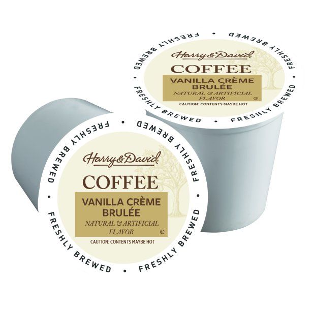  Harry & David Coffee Combo Vanilla Creme Brulee, Maple Walnut 2/18 Ct Boxes