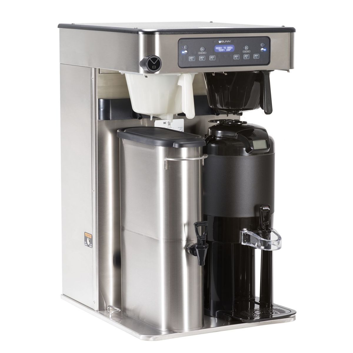 BUNN® Bunn 52400.0000 ITCB Infusion Series Twin HV (High Volume) Tea/Coffee Brewer, 120/240V