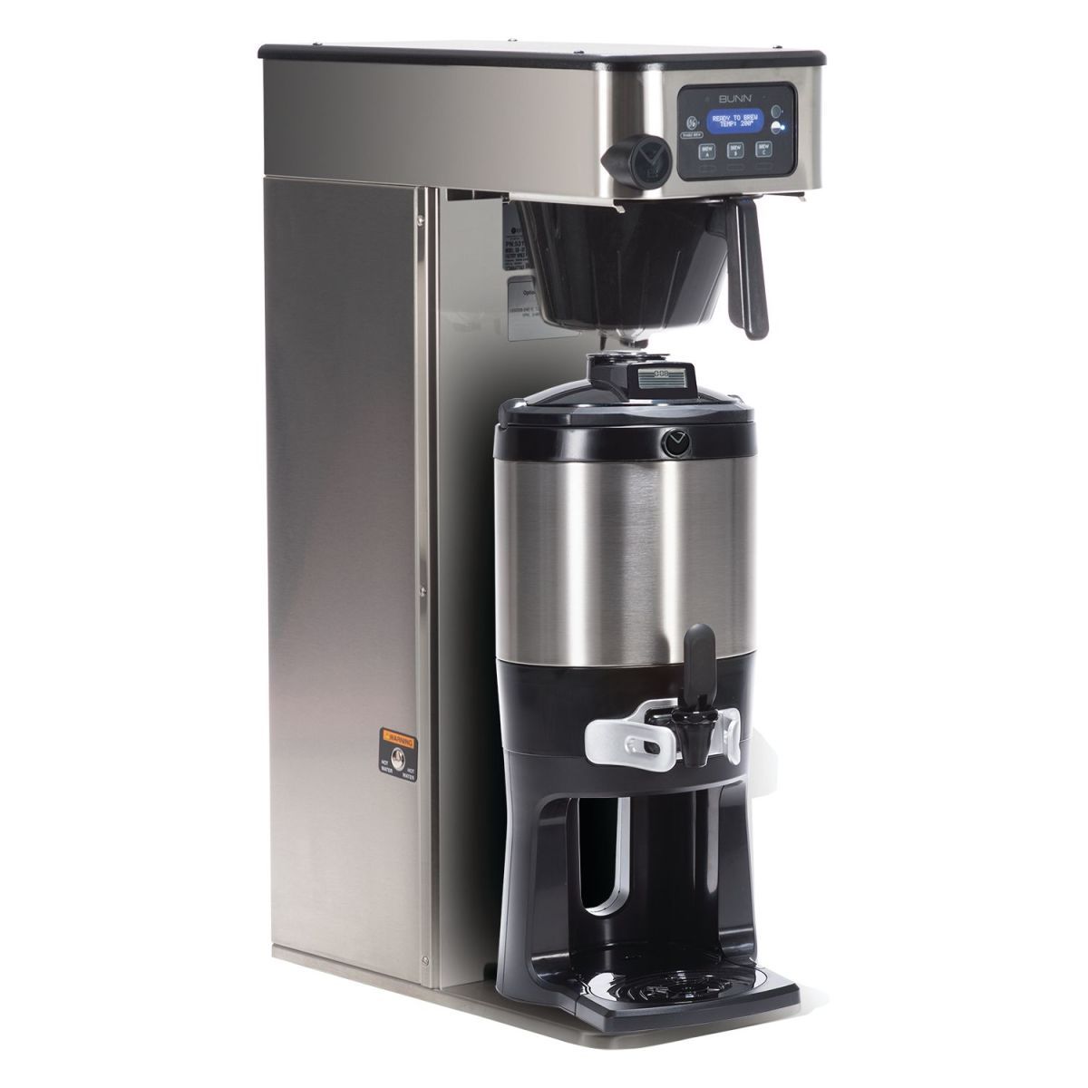 BUNN® Bunn 53100.0001 BrewWISE ICB-DV Infusion Stainless Steel Dual Voltage Tall Coffee Brewer - 120V Or 120/208V-240V, 4050W
