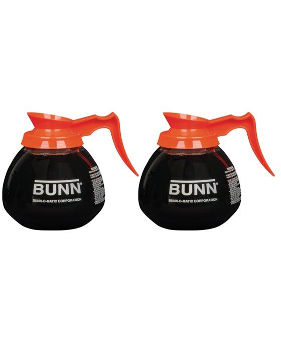 BUNN® BUNN DECAF POTS 42401.0102 Decaf Case Of 2 Glass Pots
