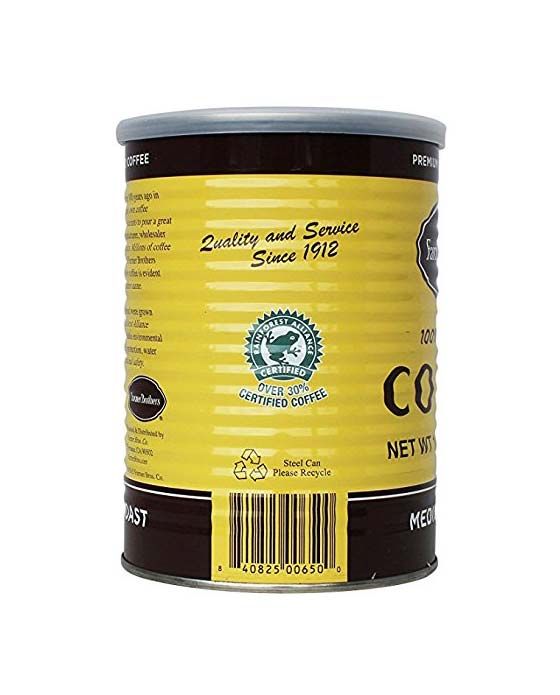 Farmer Brothers Medium Roast Ground Coffee (5 Cans/14 Oz)