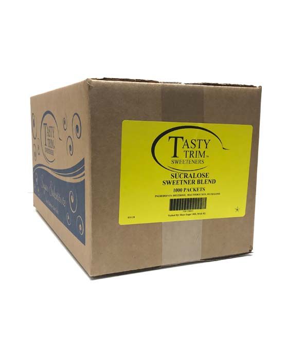  Tasty Trim Sucralose (Yellow Sugar Substitute), 1 Box (1,000 Packets)