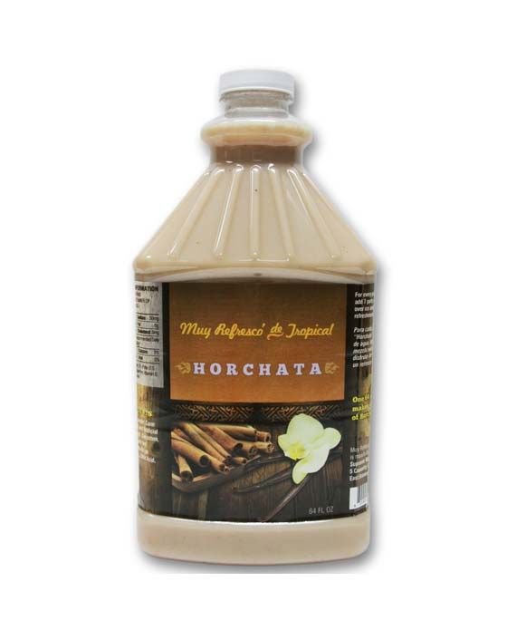  Horchata Frozen Drink Mix, Muy Refresco De Tropical, 1 Bottle (64 Oz)