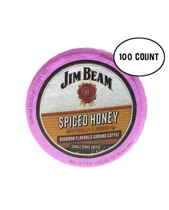  Jim Beam Spiced Honey Single Serve Coffee, 100 Count Keurig 2.0 Compatible