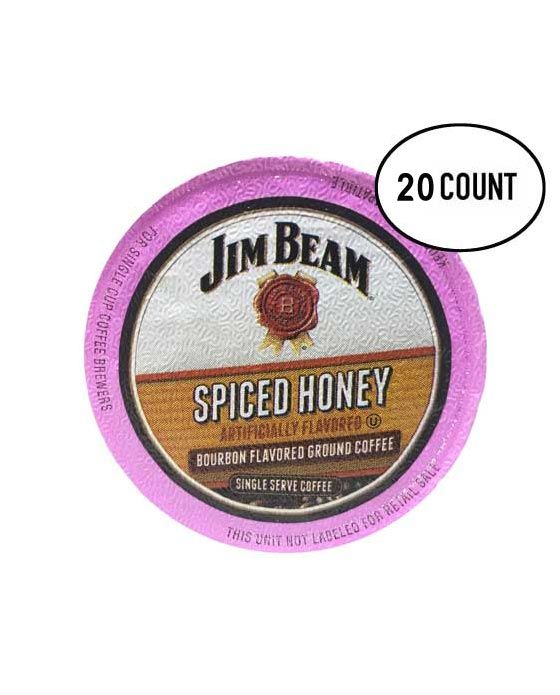  Jim Beam Spiced Honey Bourbon Flavored Single Serve Cups, 20 Cups