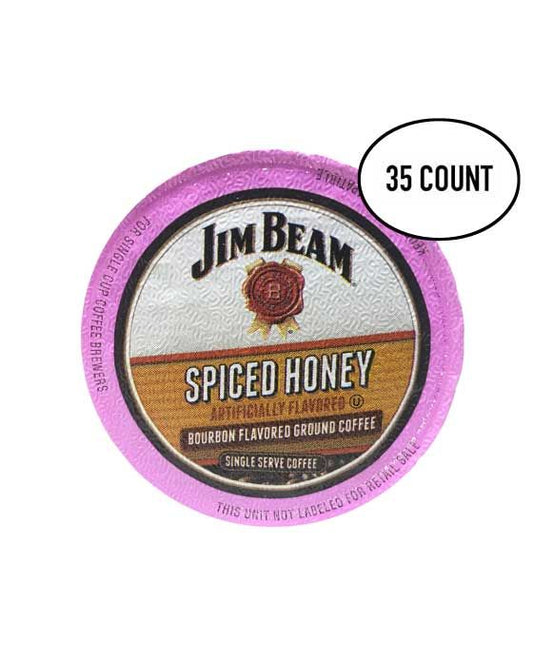  Jim Beam Spiced Honey Bourbon Flavored Single Serve Cups, 35 Cups