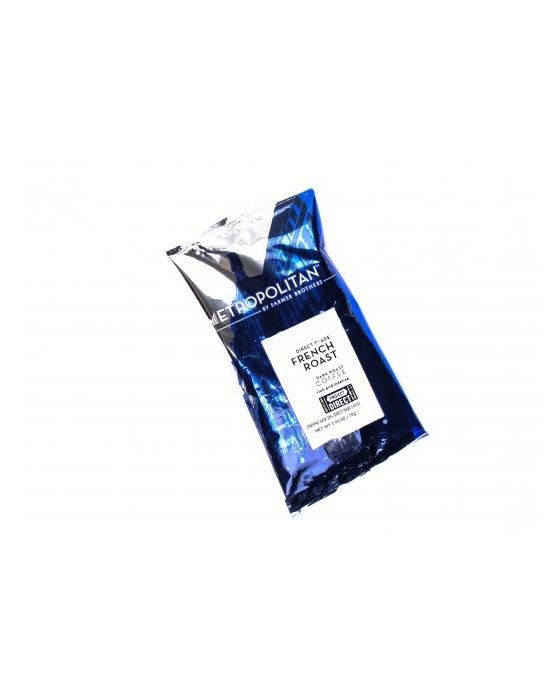  Metropolitan Direct Trade French Roast Ground Coffee (24/2.5 Oz)