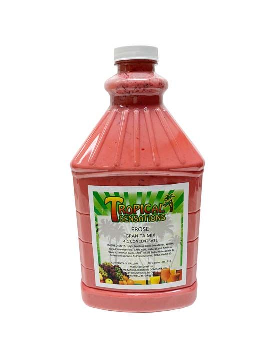  Tropical Sensations - Frosé (Frozen Rosé) Drink Mix, 6 Bottles 64 Oz Each