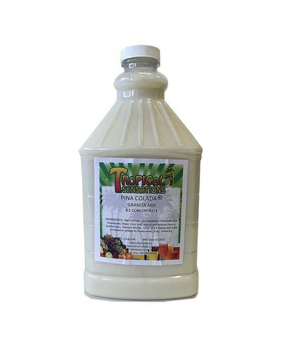  Tropical Sensations - Pina Colada Granita Mix, 6 Bottles 64 Oz Each