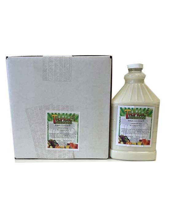  Tropical Sensations - Pina Colada Granita Mix, 6 Bottles 64 Oz Each