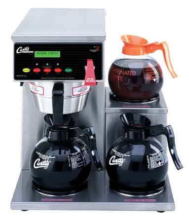  Curtis Automatic Decanter Brewer - 3 Warmers Right Side - Dual V