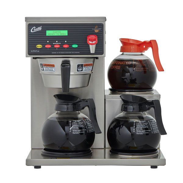  Curtis ALP3GTR12A000 G3 Alpha® Decanter 3 Station With 3 Lower Right Warmers