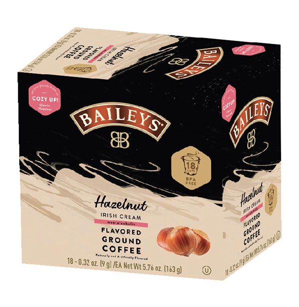  Irish Cream Single Serve Coffee Bundle With Brickhouse And Bailey's, 48 Single Serve Cups