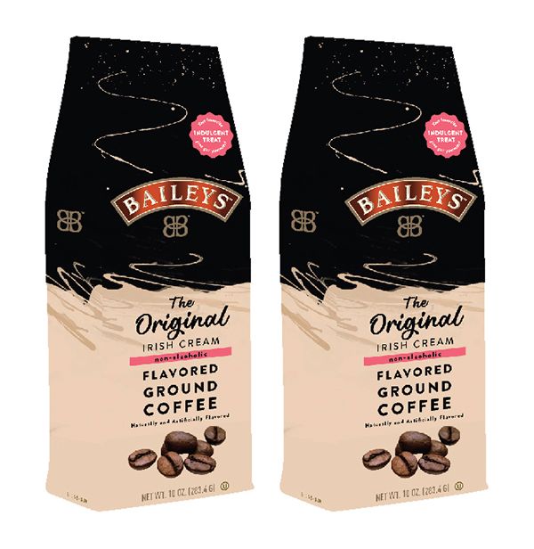 Baileys Bailey's, The Original Irish Cream, Flavored Ground Coffee, (2 Bags/10 Oz)