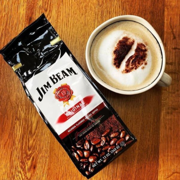  Jim Beam Original Bourbon Flavored Ground Coffee, 3 Bags (12 Oz Ea.)