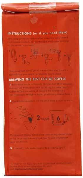  Boyd's Organic Red Wagon Coffee - Ground Dark Roast - 12-Oz 2 Bags