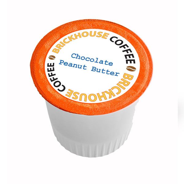  Brickhouse Single Serve Coffee, Chocolate Peanut Butter, 12 Count
