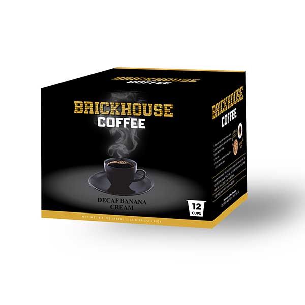 Brickhouse Single Serve Coffee, Decaf Banana Cream, 72 Count