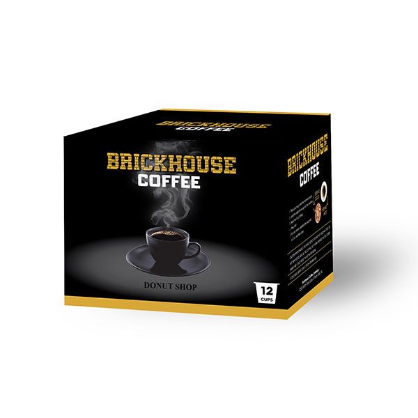  Brickhouse Single Serve Coffee, Donut Shop, 12 Count