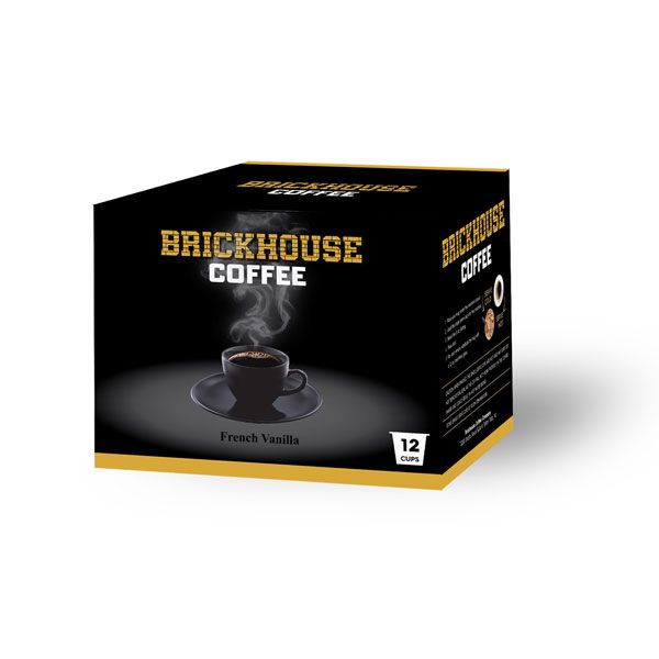  Brickhouse Single Serve Coffee, French Vanilla, 72 Count