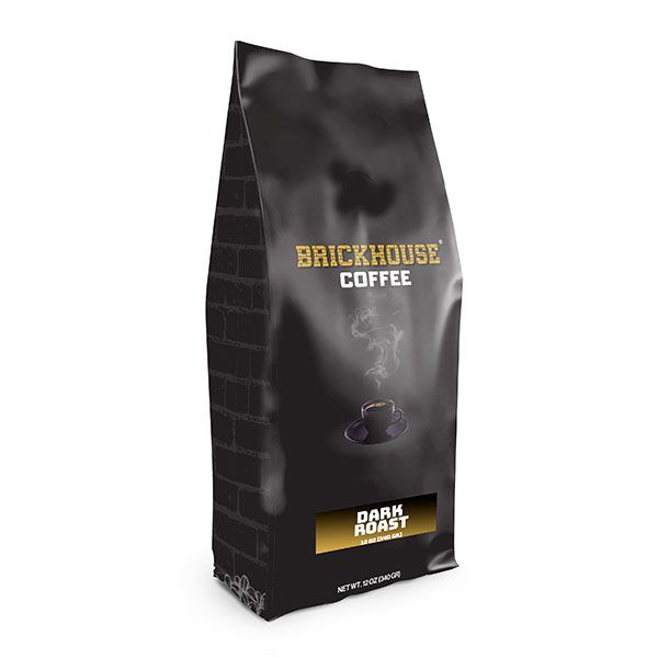 Brickhouse Ground Coffee, Dark Roast, 6/12 Oz Bags