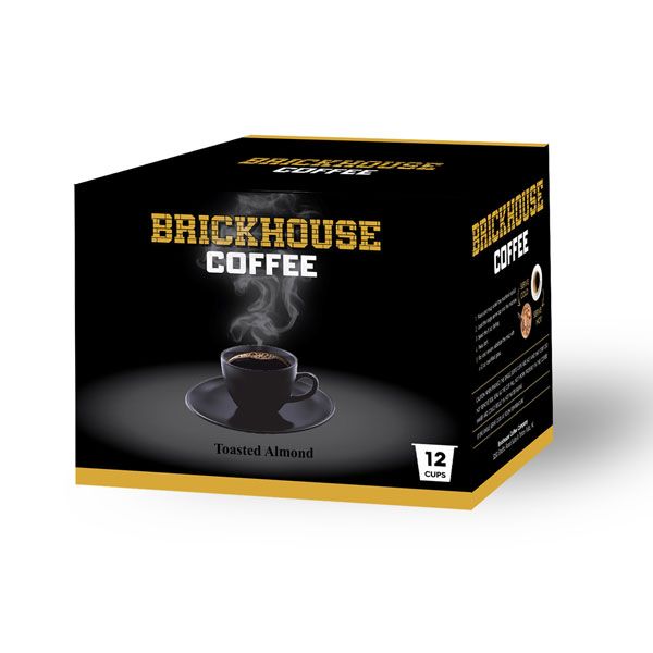  Brickhouse Single Serve Coffee, Toasted Almond, 72 Count