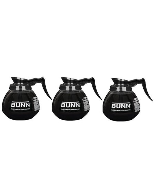 BUNN® BUNN 64oz Blk Hndl Glass Decanter (3pk)