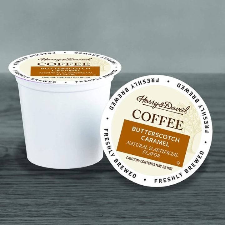  Harry & David Butterscotch Caramel Single Serve Coffee, 2/18 Count