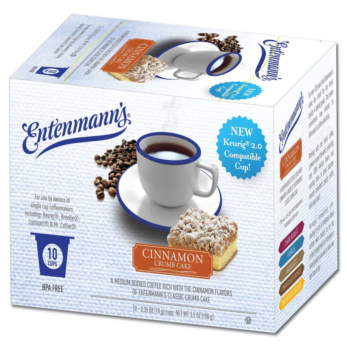  Entenmann's Cinnamon Crumb Cake Single Serve Cups, 200 Count