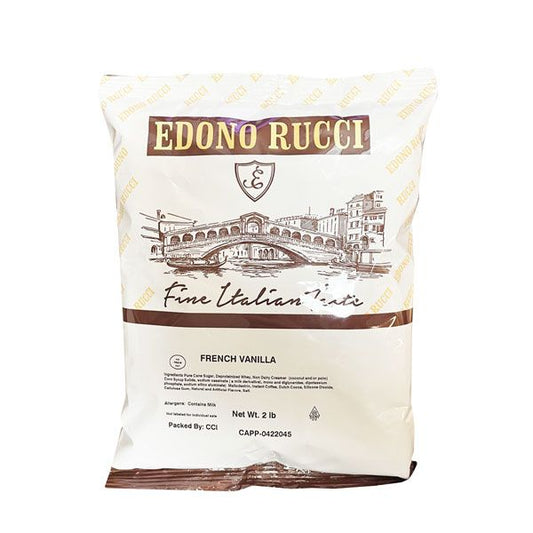  Edono Rucci French Vanilla Cappuccino Mix, 2 Lb Bag